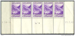 _Aa988: N° 76 Stip X5: + Coin Datée - Unused Stamps