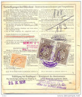 _Np515: Post Paket  Van Oostenrijk (Duitsland) > Zagreb: Met Taks.. - Timbres-taxe