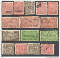 _4Zw329: Restlot: 15 Stamps Travancorne With Neighbours.... Om Verder Uit Te Zoeken... - Travancore