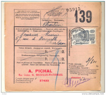 4v793 : N° 326 : WATERMAEL- WATERMAAL A__A  15-1-51: Poststempel > CHARLEROI//FACTAGE G.V. - Autres & Non Classés