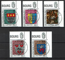 Luxembourg 1983 - YT 1036/1040 - Town Arms - Caritas Issue, Armoiries Communales, Wappenschilde - Usados