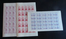 WALLIS ET FUTUNA - 1941 - N°YT. 87 à 89 - Défense De L'Empire - Feuilles Complètes - Neuf Luxe** / MNH / Postfrisch - Unused Stamps