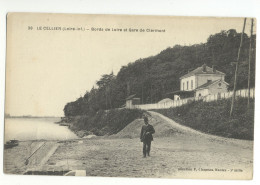 44/ CPA A - Le Cellier - Bords De Loire Et Gare De Clermont - Le Cellier