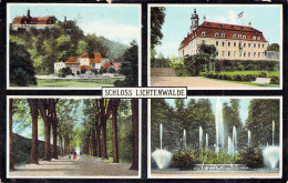 Schloss - Mehrbild Gel.1911 Soldatenbrief - Niederwiesa