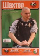 Official Program Champions League 2006-07 Shakhtar Donetsk Ukraine - FC Legia Warsaw Poland - Libri