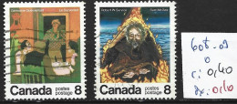 CANADA 608-09 Oblitérés Côte 0.40 € - Used Stamps