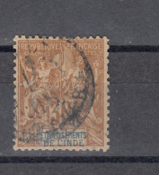 India - French Establishments, 1892 - Allegory - 30 C. Brown, Used  (e-165) - Gebruikt