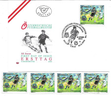 0054t: Österreich 1999, SK Sturm Graz, FDC Und Je 2 **/o Briefmarken - Clubs Mythiques