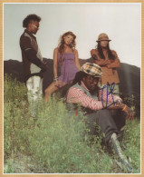 Taboo Nawasha - Black Eyed Peas - In Person Signed Photo - Brussels 2000s - COA - Cantanti E Musicisti