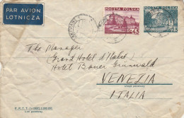 LETTERA 1937 DA POLONIA PER ITALIA -SPIEGAZZATA (Z1595 - Lettres & Documents