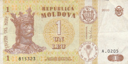 BANCONOTA MOLDOVA 1 LEU VF (Z1525 - Moldova