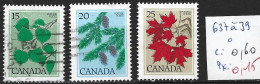 CANADA 637 à 39 Oblitérés Côte 0.60 € - Used Stamps