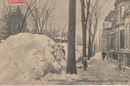 CANADA. MONTREAL. Dorchester Street In Winter - Montreal