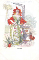 Publicité L'ECLAIR, Journal Politique - Fleur Humanisée - Femme - "Cactus" Signé Grandville  CPR - Werbepostkarten