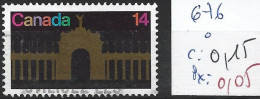 CANADA 676 Oblitéré Côte 0.15 € - Used Stamps