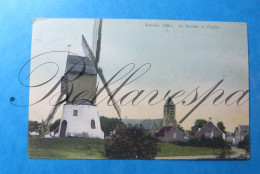 Knokke Kerk En Windmolen Moulin A Vent. - Windmühlen