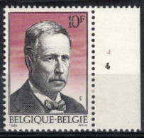 BELGIQUE          Planche N° 4          N° 1758 ** Neuf Sans Charnière - 1971-1980