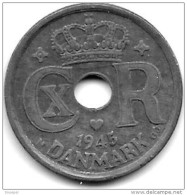 *denmark 25 Ore 1945 Km 823.2a    Vf+ - Danemark