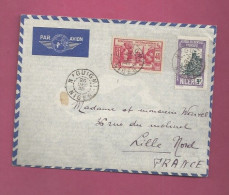 Lettre De 1938 Pour La France - YT N° 49 Et 59 - Exposition Internationale De Paris - Cartas & Documentos