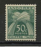 ANDORRE FR - TAXE-  N° Yvert  T23** - Unused Stamps