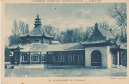 PARIS 1931 . Exposition Coloniale Internationale . Le Restaurant De L' INDOCHINE - Exposiciones