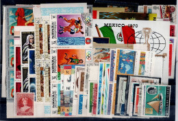 LOT OF 224 STAMPS MINT+USED+ 16 BLOCKS MI-70 EURO VF!! - Collections (sans Albums)