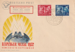 DDR 1952, FDC Unused, Leipzig Autumn Fair. - 1950-1970