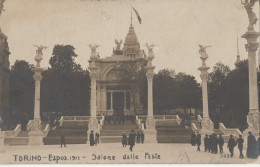 CARTOLINA VIAGGIATA TORINO ESP.1911  SALONE DELLE FESTE (ZK231 - Mostre, Esposizioni