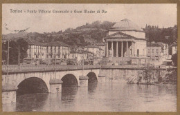 CARTOLINA VIAGGIATA TORINO PONTE V.EMANUELE (ZK209 - Parken & Tuinen