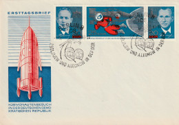 DDR 1965, FDC Unused, Visit By Soviet Cosmonauts. - 1950-1970