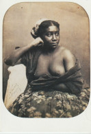 REPRO. Cpm 10x15. Photo Félix NADAR . NU. Jeune Femme Noire Aux Seins Nus ."Maria L'Antillaise " 1856-59 - Photographie