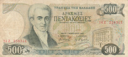 BANCONOTA 500 DRACME GRECIA VF (ZX1562 - Griekenland