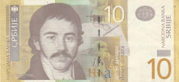 BANCONOTA SERBIA 10 DINARA EF (ZX1529 - Serbia