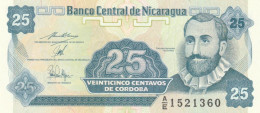 BANCONOTA NICARAGUA 25  UNC (ZX1511 - Nicaragua