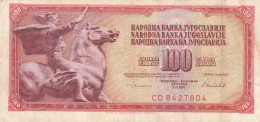 BANCONOTA 100 DINARA JUGOSLAVIA VF (ZX1504 - Yougoslavie