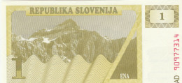 BANCONOTA SLOVENIA 1 UNC (ZX1486 - Slovénie