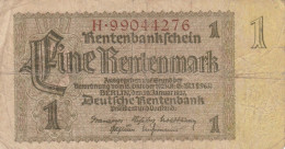 BANCONOTA FINE RENTENNARK 1937 VF (ZX1474 - 1 Rentenmark