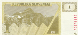 BANCONOTA 1 SLOVENIA UNC (ZX1444 - Slovénie