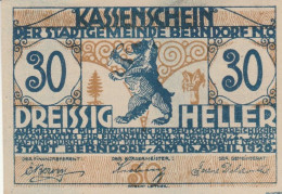 BANCONOTA 30 HELLER 1920 AUSTRIA UNC (ZX1413 - Oesterreich