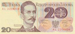 BANCONOTA POLONIA 20 1982 UNC (ZX1384 - Pologne