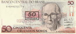 BANCONOTA BRASILE 50 DRUZADOS NOVOS UNC (ZX1353 - Brésil