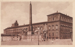 CARTOLINA VIAGGIATA PALAZZO DEL QUIRINALE ORA RESIDENZA REALE (ZX1121 - Ausstellungen