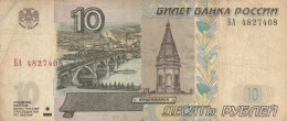 BANCONOTA 10 RUBLI RUSSIA VF (ZX1643 - Russie