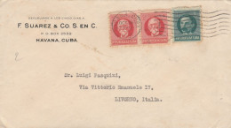 LETTERA CIRCA 1921 F.SUAREZ-CUBA TIMBRO HABANA (ZX240 - Storia Postale