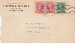 LETTERA 1925 F.SUAREZ-CUBA TIMBRO HABANA (ZX224 - Covers & Documents