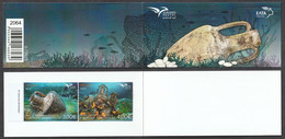 Greece 2022 EUROMED - "Maritime Archaeology Of The Mediterranean" 2-Side Perforated Set MNH (inside The Booklet) - Ongebruikt