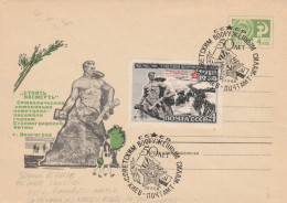 INTERO POSTALE RUSSIA 1968 FRANCOBOLLO AGGIUNTO (ZY645 - Cartas & Documentos