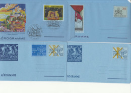 4 VATICANO AEROGRAMMI (ZY339 - Postal Stationeries