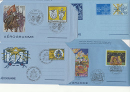 4 VATICANO AEROGRAMMI (ZY341 - Postal Stationeries