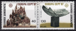 Greece 1987 Europa CEPT (**)  Mi 1651A-52A - Paar  €7,-; Y&T 1632-33 - €5,50 - 1987